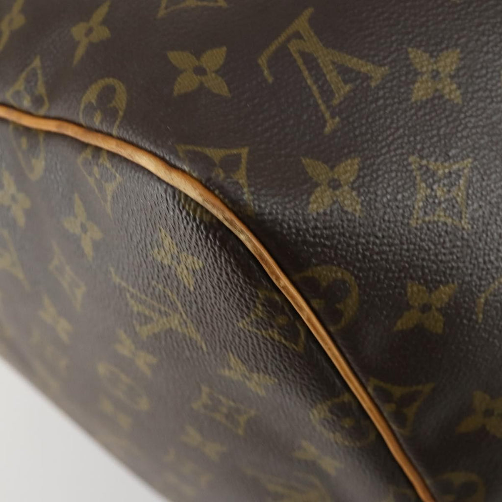 Louis Vuitton Keepall Bag Monogram Canvas Brown Canvas Travel Bag Bag (Pre-Owned)