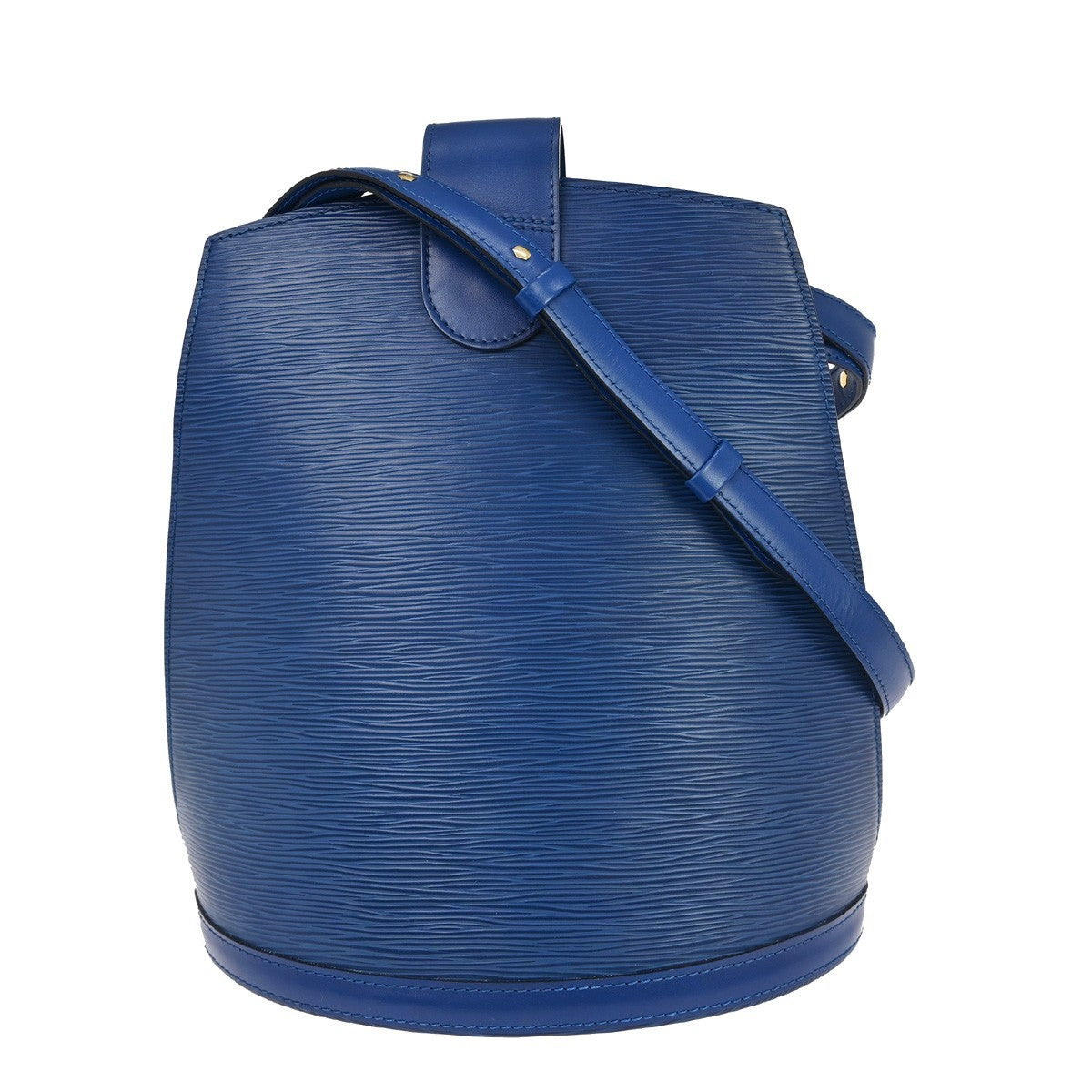 Louis Vuitton Cluny Shoulder Bag Epi Leather Blue Leather Shoulder Bag Bag (Pre-Owned)