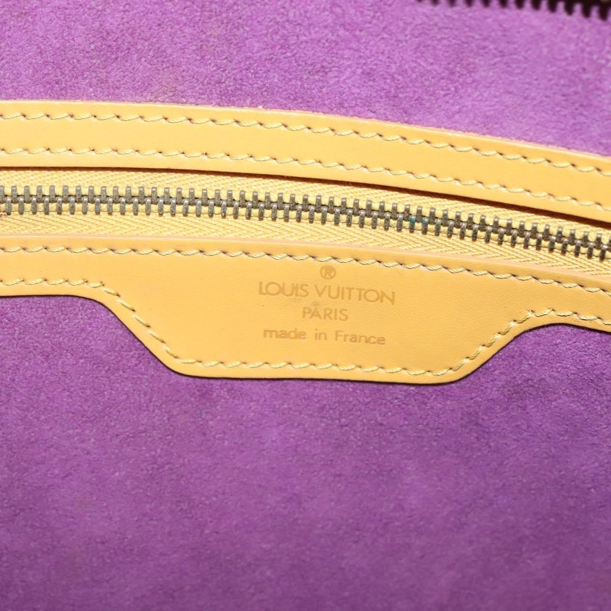 Louis Vuitton Saint Jacques Handbag Epi Leather Yellow Leather Shoulder Bag Bag (Pre-Owned)
