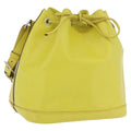 Louis Vuitton Petit Noe Handbag Epi Leather Green Leather Handbag (Pre-Owned)