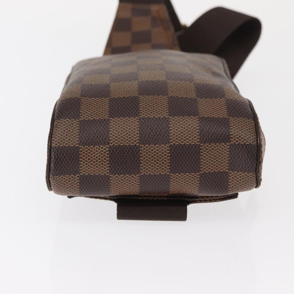 Louis Vuitton Geronimos Waist Bag Damier Brown Canvas Clutche & Pouche Bag (Pre-Owned)
