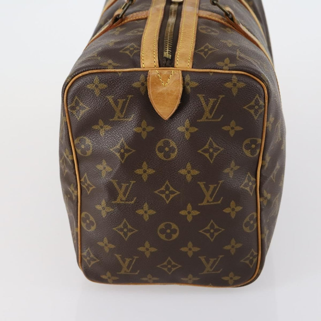 Louis Vuitton Sac Souple Handbag Monogram Canvas Brown Canvas Travel Bag Bag (Pre-Owned)