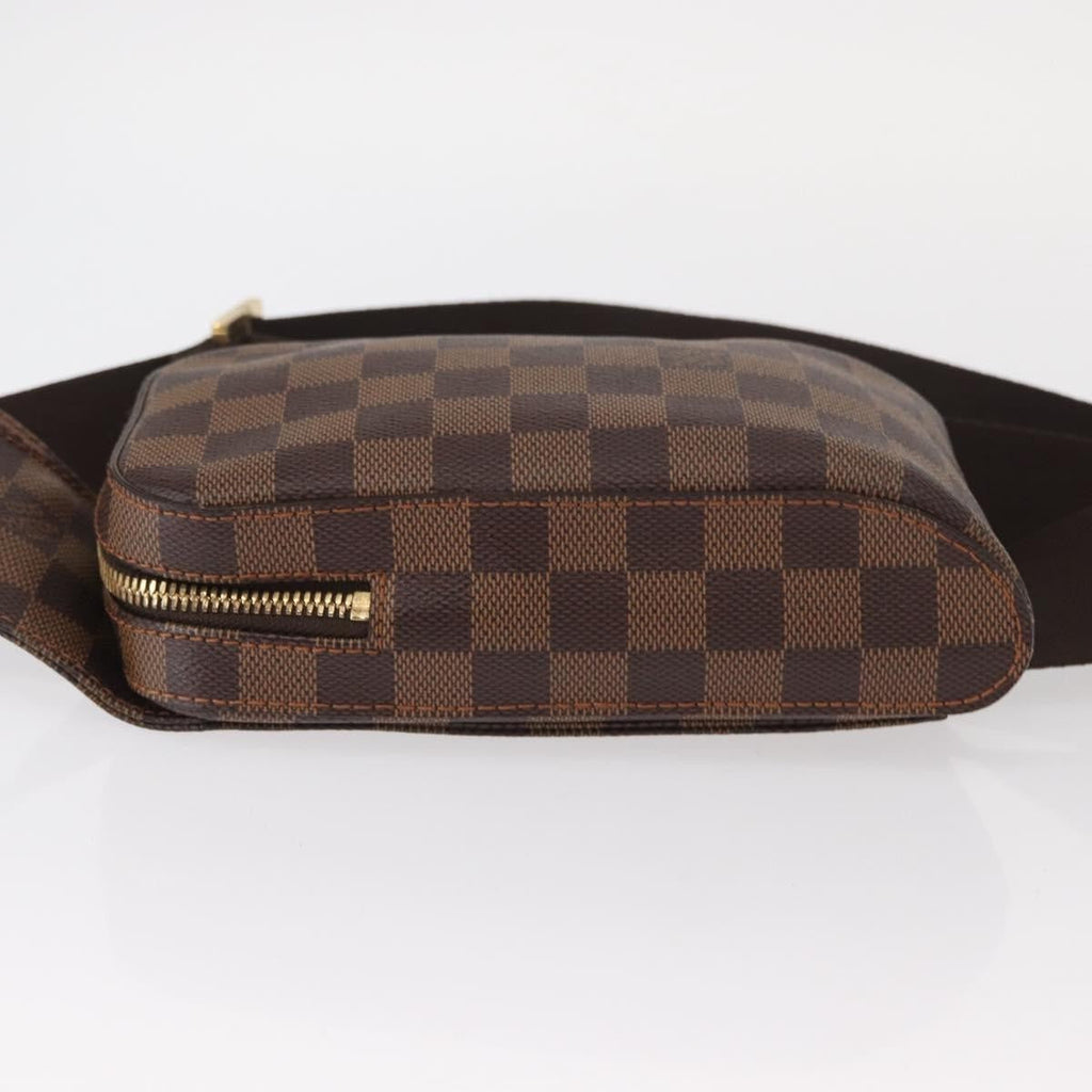 Louis Vuitton Geronimos Waist Bag Damier Brown Canvas Clutche & Pouche Bag (Pre-Owned)