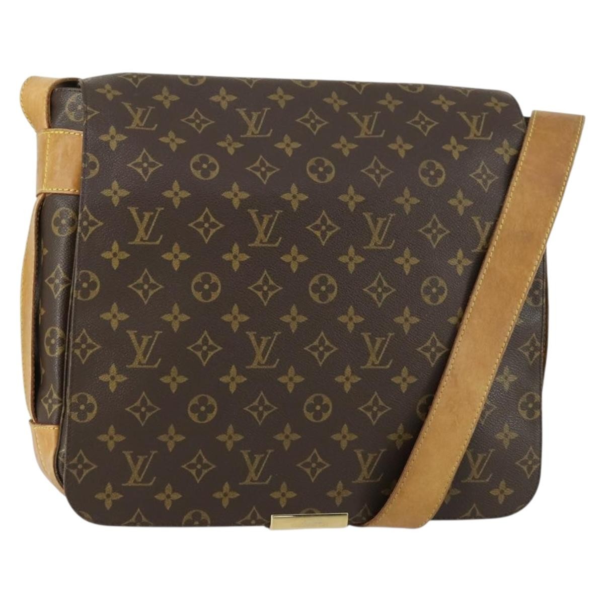 Louis Vuitton Abbesses Messenger Bag Monogram Canvas Brown Canvas Shoulder Bag Bag (Pre-Owned)