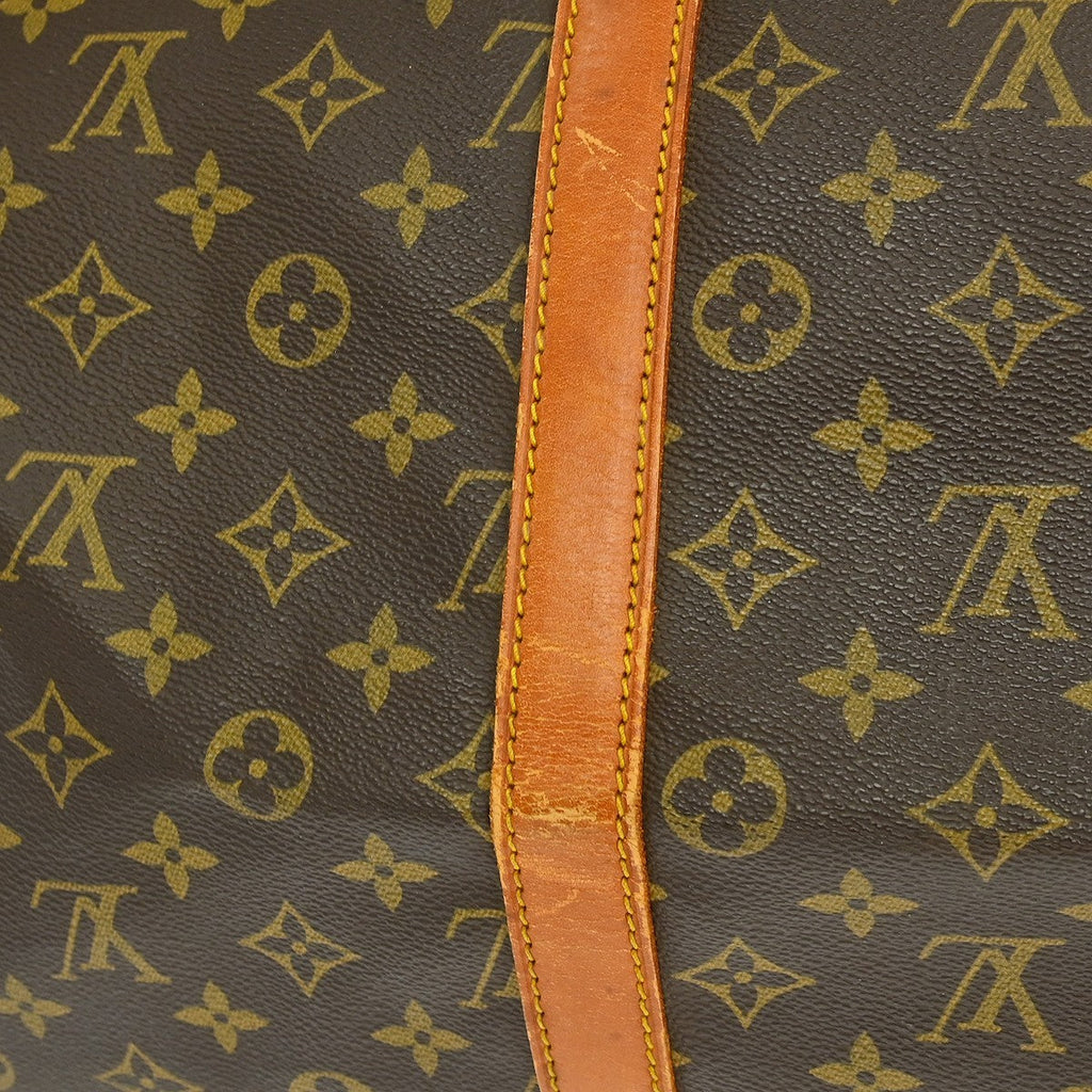 Louis Vuitton Keepall Bag Monogram Canvas Brown Canvas Travel Bag Bag (Pre-Owned)
