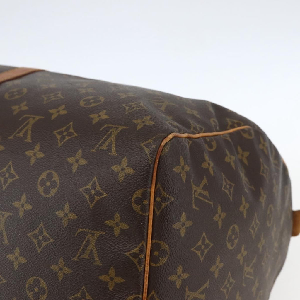 Louis Vuitton Keepall Bag Monogram Canvas Brown Canvas Travel Bag Bag (Pre-Owned)