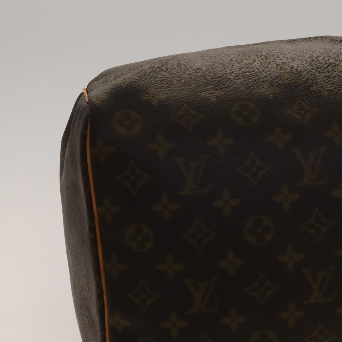 Louis Vuitton Keepall Bag Monogram Canvas Brown Canvas Travel Bag Bag (Pre-Owned)