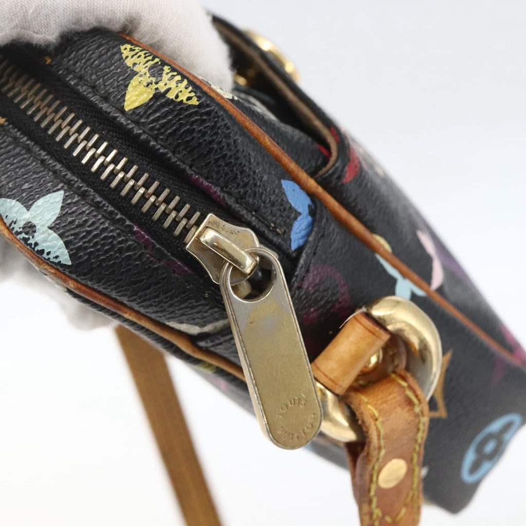 Louis Vuitton Rift Handbag Monogram Multicolor Black Canvas Shoulder Bag Bag (Pre-Owned)