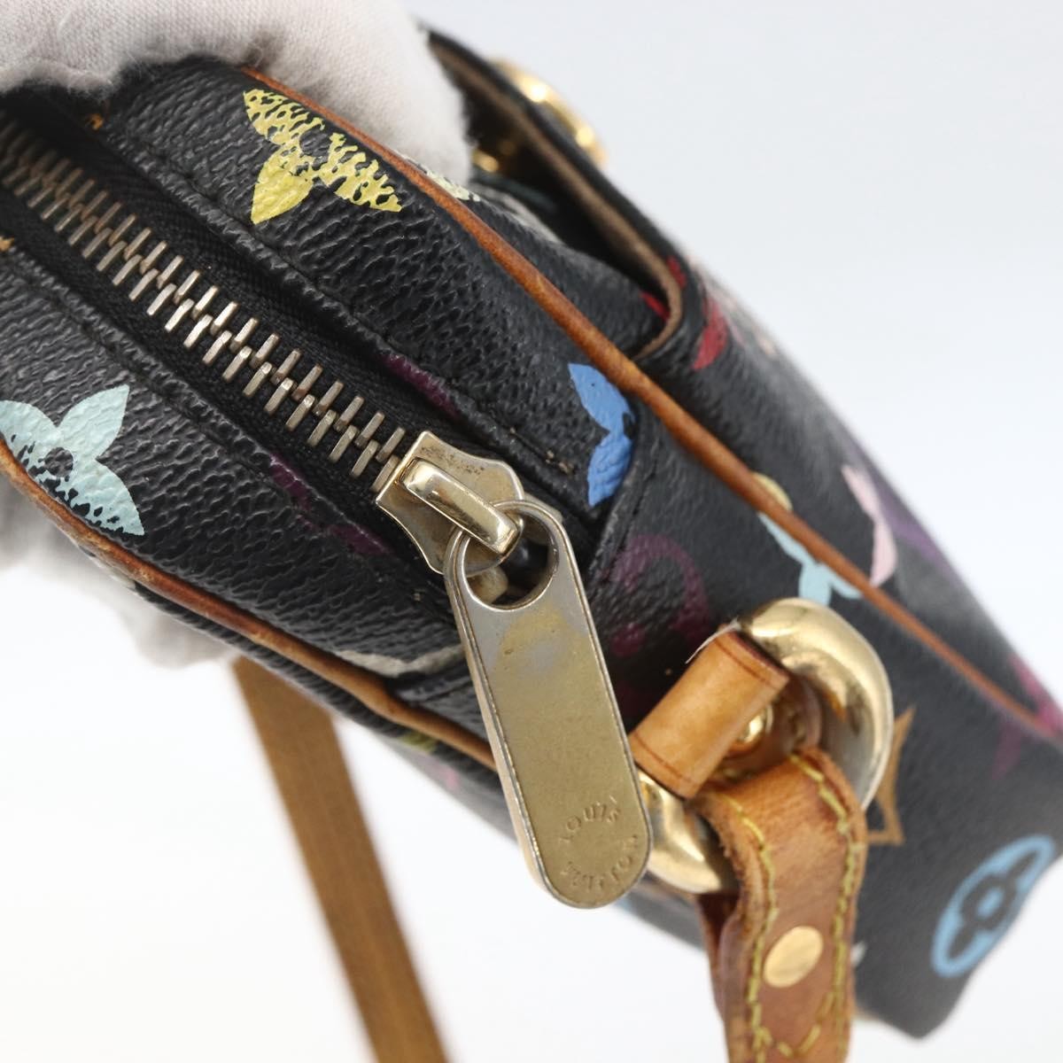 Louis Vuitton Rift Handbag Monogram Multicolor Black Canvas Shoulder Bag Bag (Pre-Owned)