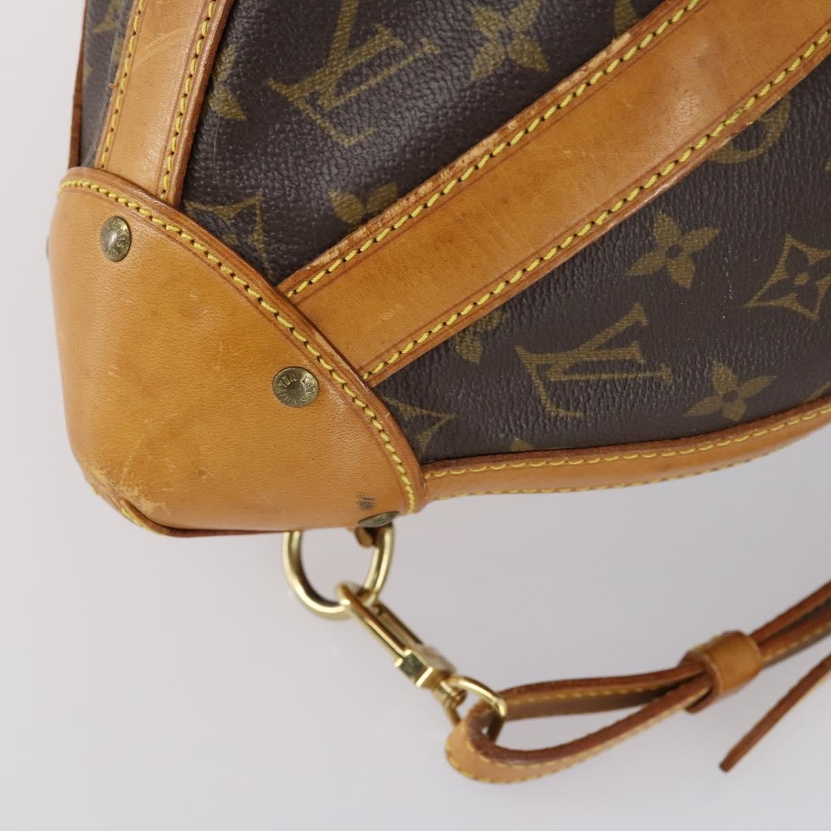 Louis Vuitton Romeo Gigli Handbag Monogram Canvas Brown Canvas Shoulder Bag Bag (Pre-Owned)