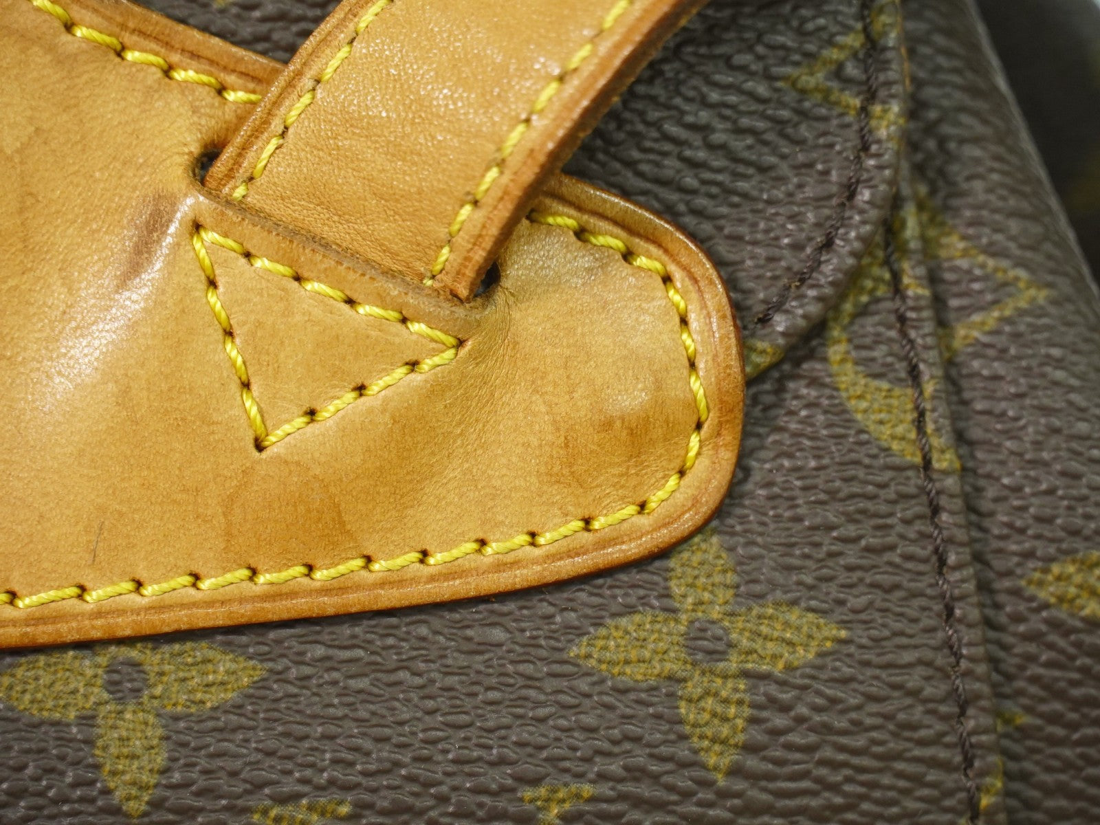 Louis Vuitton Vintage Montsouris Backpack Monogram Canvas Brown Canvas Backpack Bag (Pre-Owned)