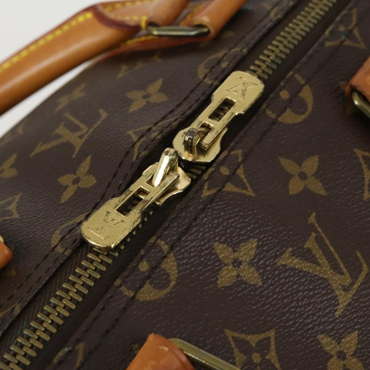 Louis Vuitton Keepall Bag Monogram Canvas Brown Canvas Travel Bag Bag (Pre-Owned)