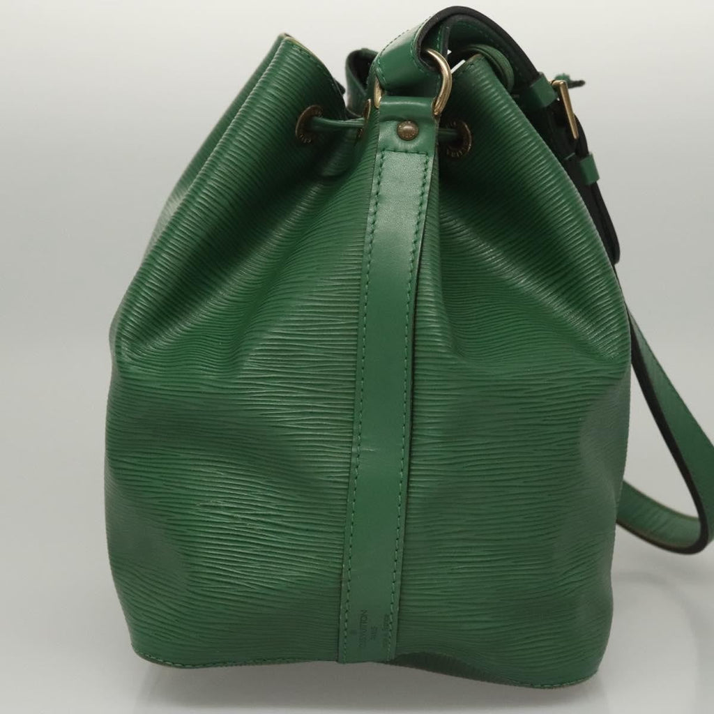 Louis Vuitton Petit Noe Handbag Epi Leather Green Leather Shoulder Bag Bag (Pre-Owned)