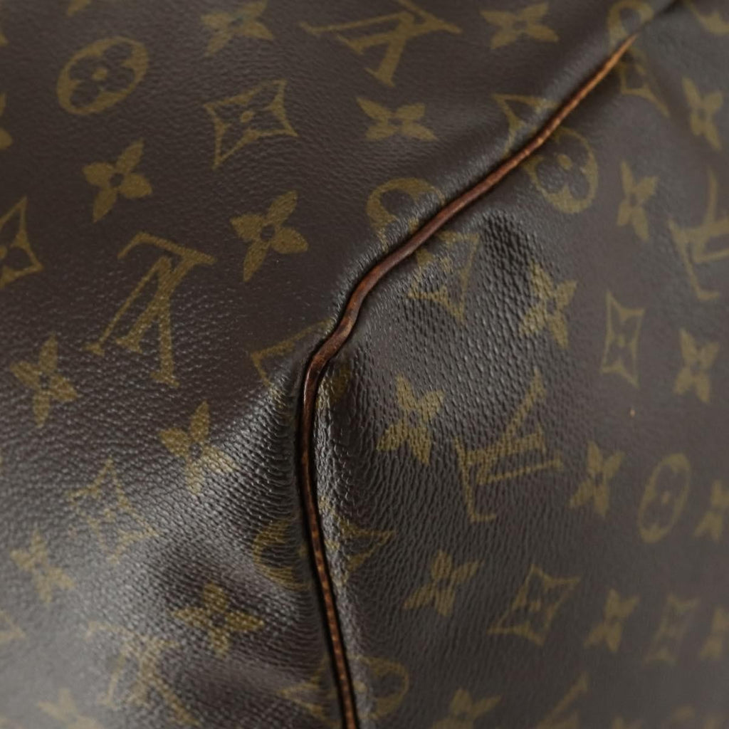 Louis Vuitton Keepall Bag Monogram Canvas Brown Canvas Travel Bag Bag (Pre-Owned)