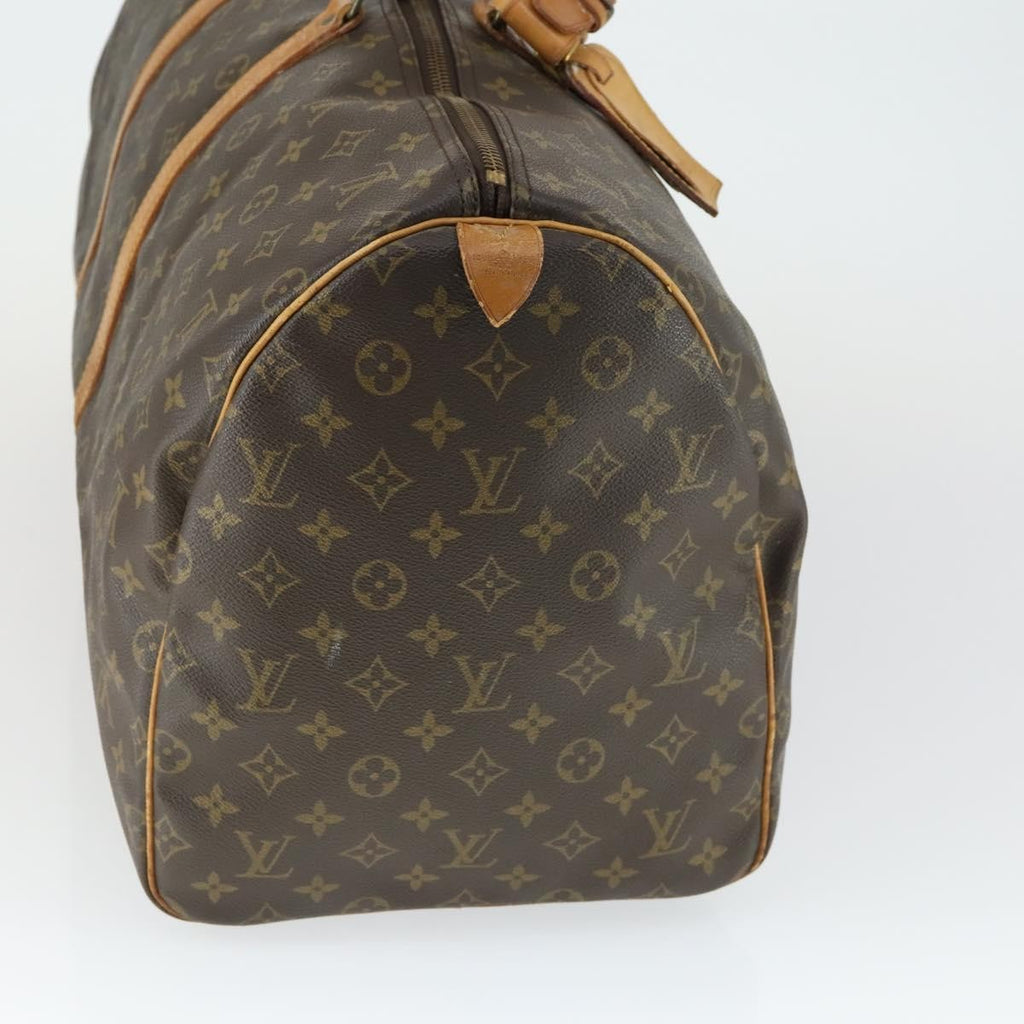 Louis Vuitton Keepall Bag Monogram Canvas Brown Canvas Travel Bag Bag (Pre-Owned)