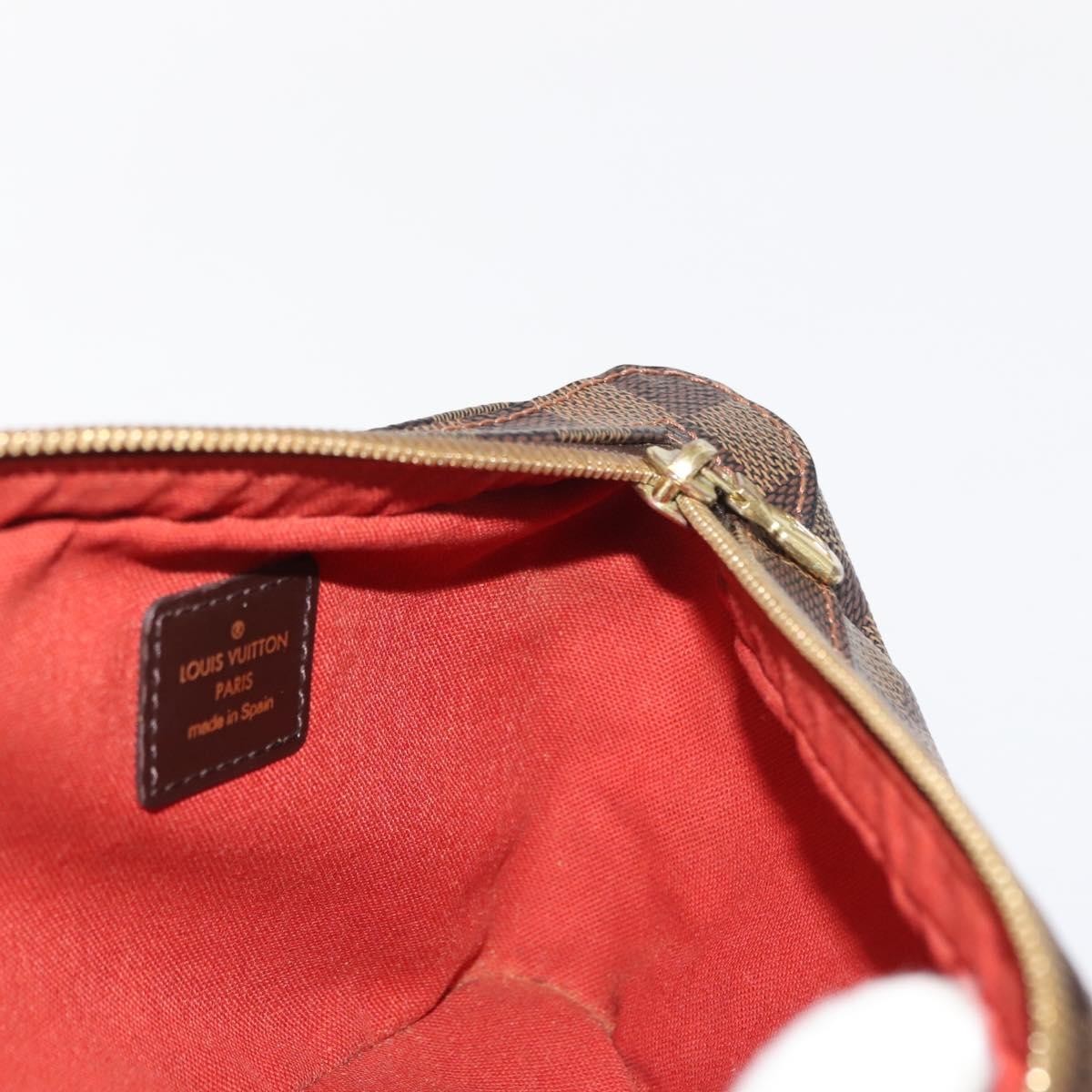 Louis Vuitton Geronimos Waist Bag Damier Brown Canvas Shoulder Bag Bag (Pre-Owned)