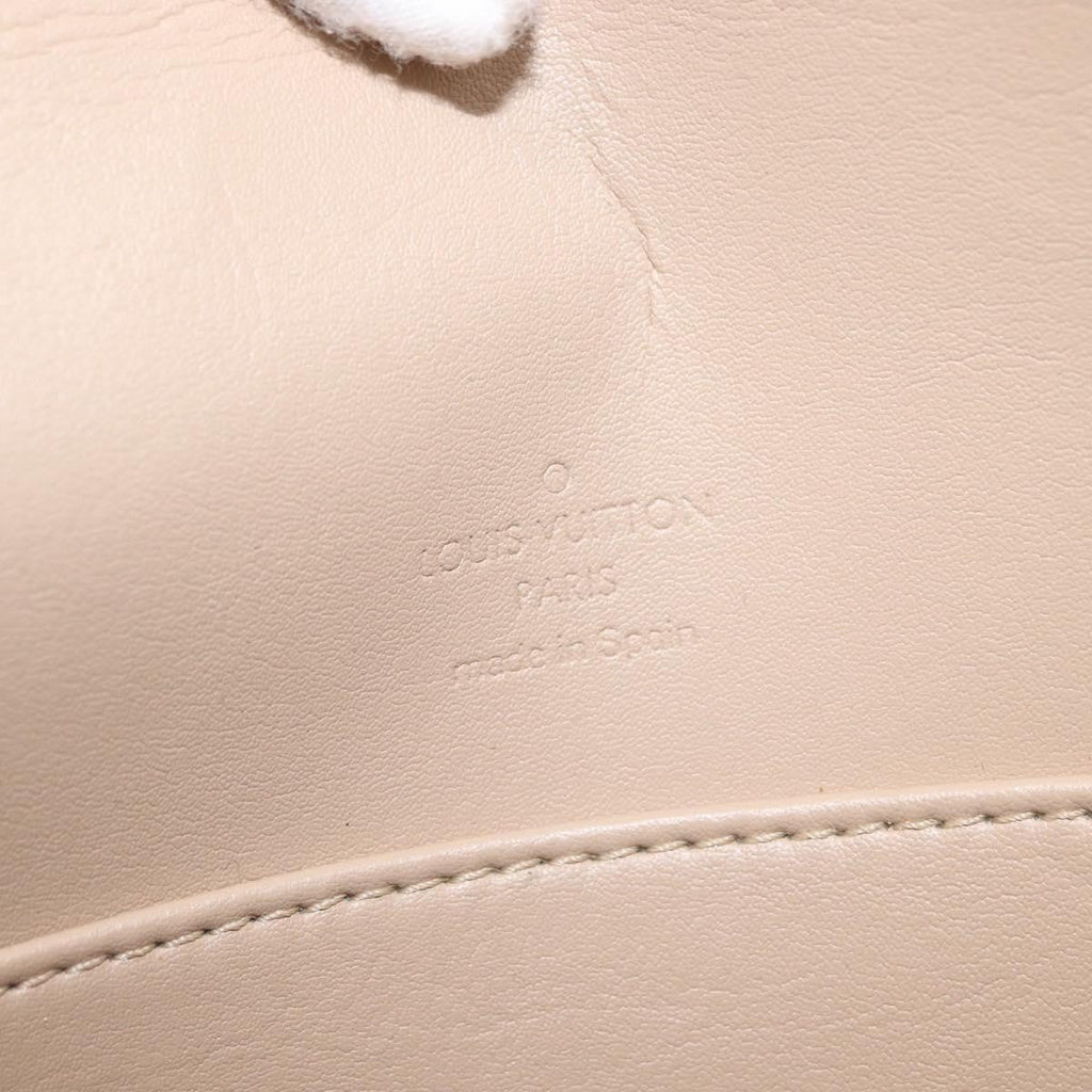 Louis Vuitton Thompson Street Handbag Monogram Vernis Beige Patent_Leather Shoulder Bag Bag (Pre-Owned)