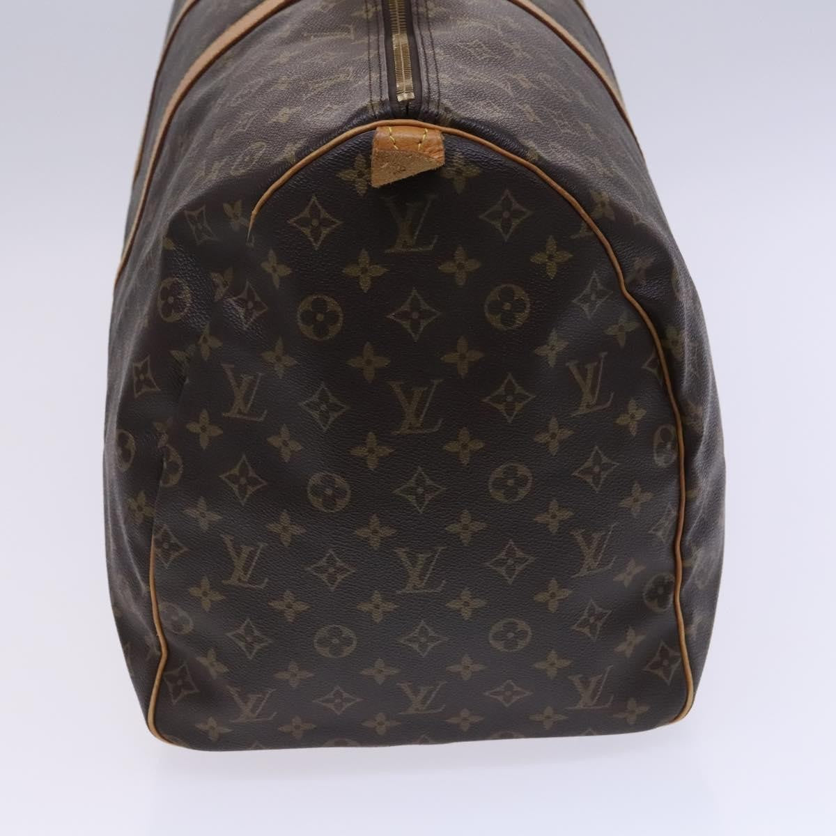 Louis Vuitton Keepall Bag Monogram Canvas Brown Canvas Travel Bag Bag (Pre-Owned)