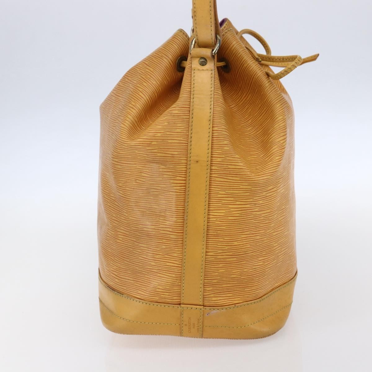 Louis Vuitton Petit Noe Nm Handbag Epi Leather Yellow Leather Shoulder Bag Bag (Pre-Owned)