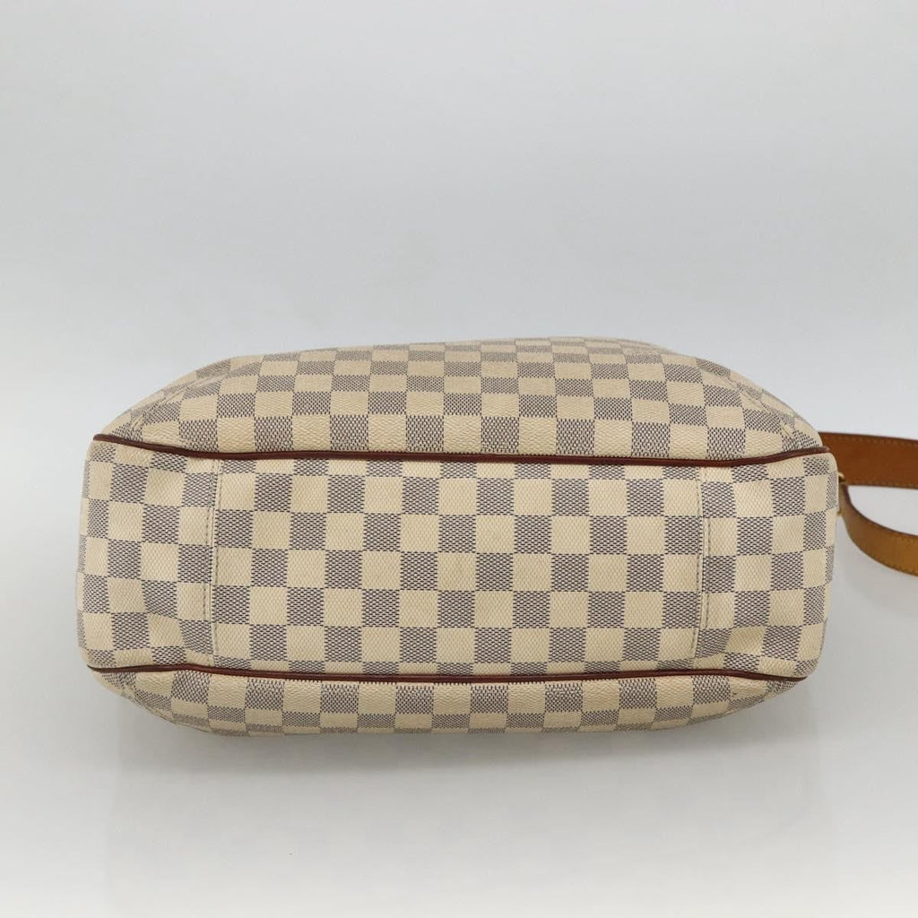 Louis Vuitton Soffi Handbag Damier Beige Canvas Handbag (Pre-Owned)
