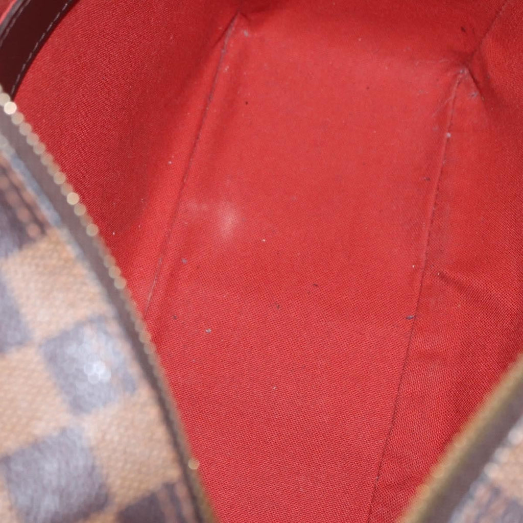 Louis Vuitton Naviglio Handbag Damier Brown Canvas Shoulder Bag Bag (Pre-Owned)