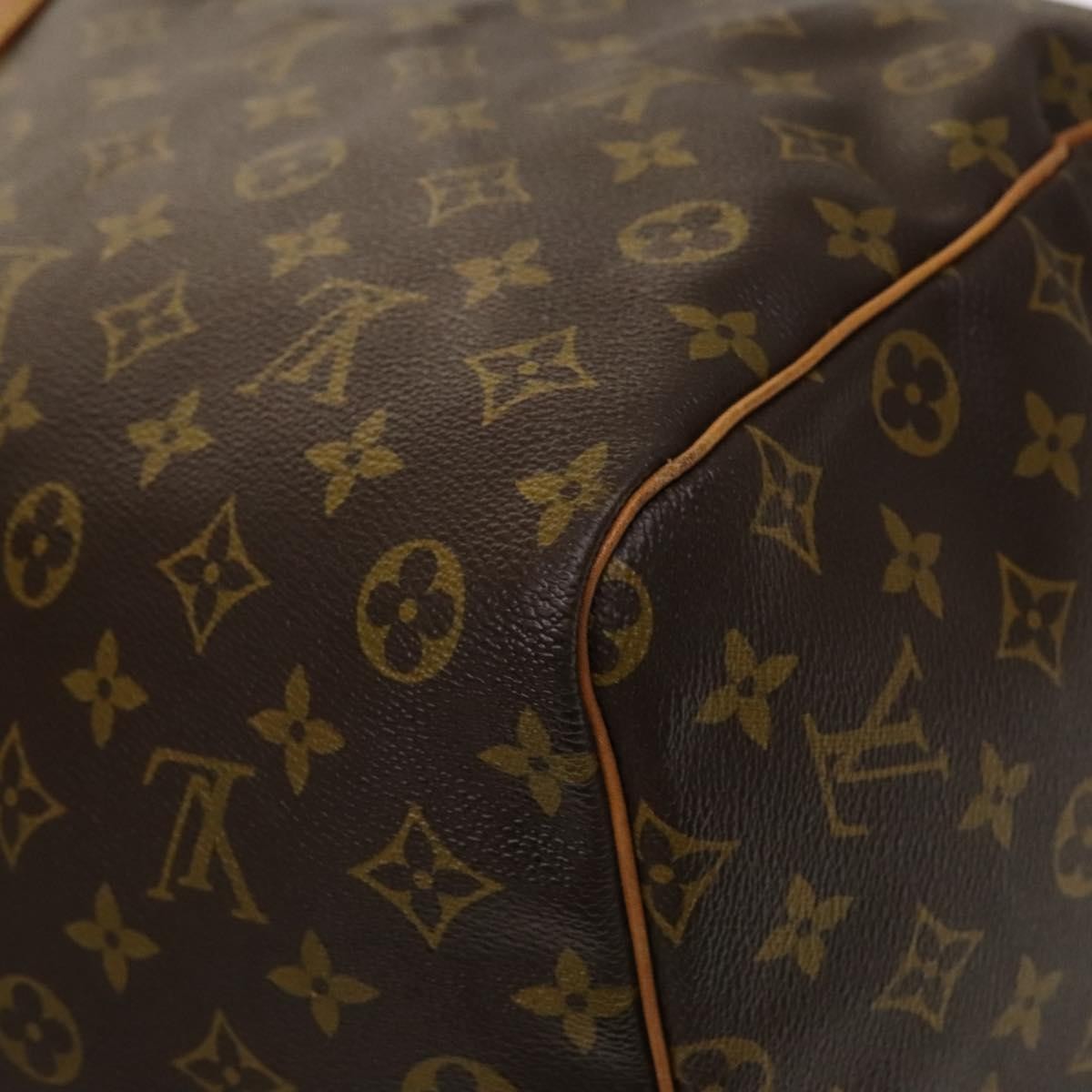 Louis Vuitton Keepall Bag Monogram Canvas Brown Canvas Travel Bag Bag (Pre-Owned)