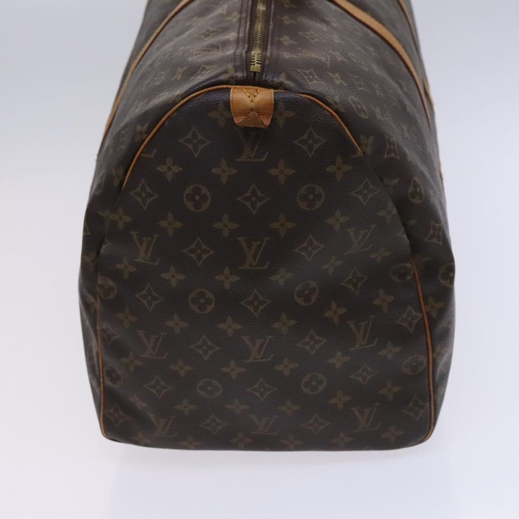 Louis Vuitton Keepall Bag Monogram Canvas Brown Canvas Travel Bag Bag (Pre-Owned)