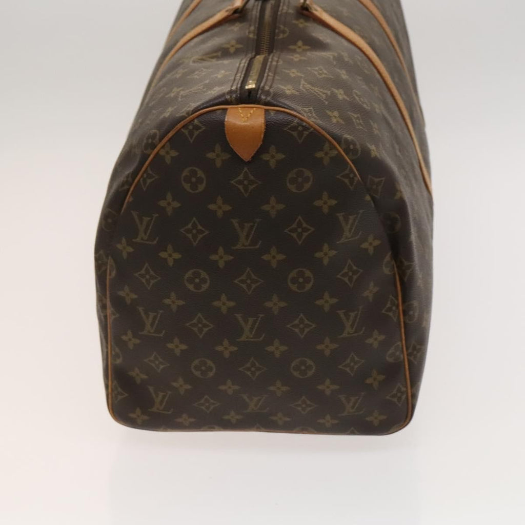 Louis Vuitton Keepall Bag Monogram Canvas Brown Canvas Travel Bag Bag (Pre-Owned)