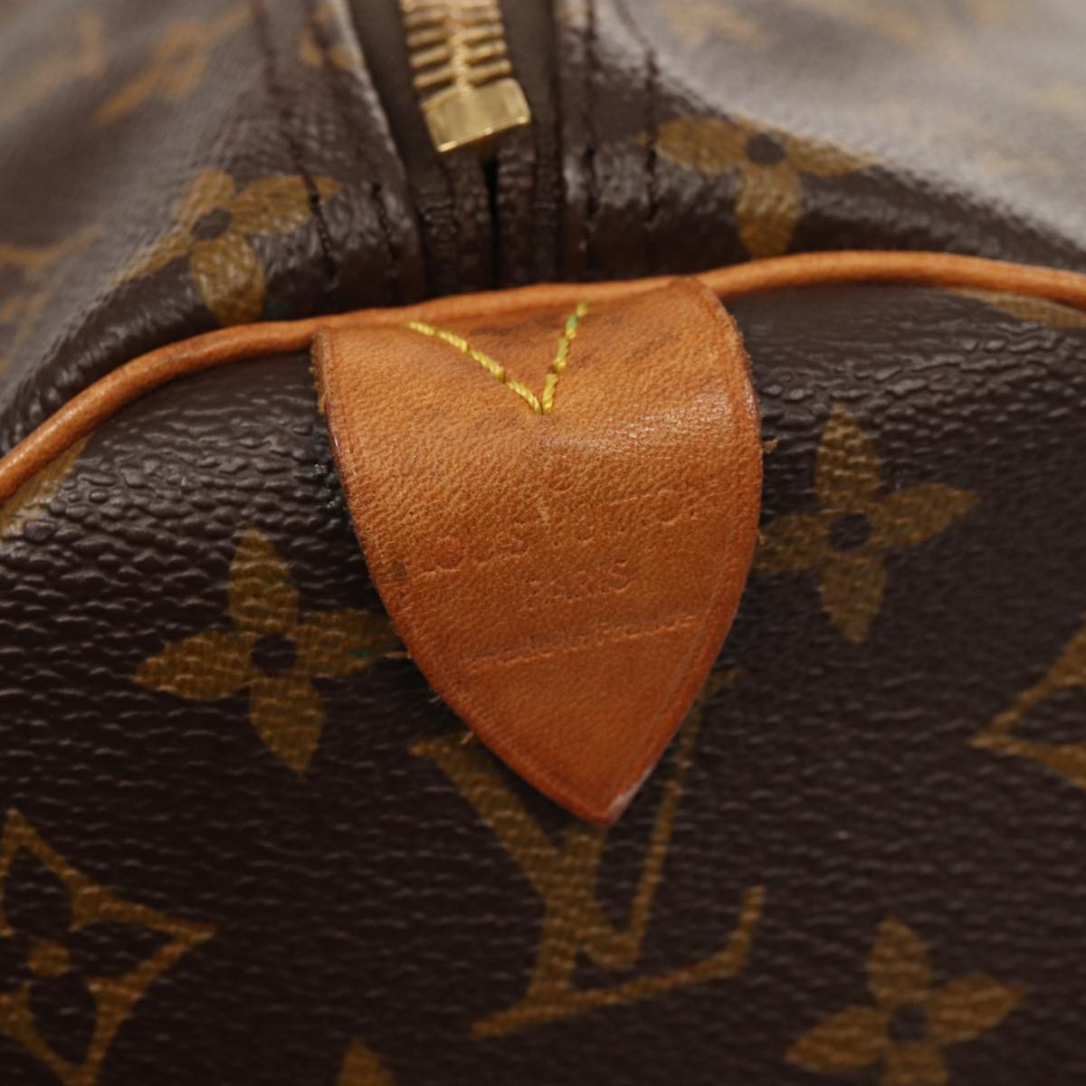 Louis Vuitton Keepall Bag Monogram Canvas Brown Canvas Travel Bag Bag (Pre-Owned)