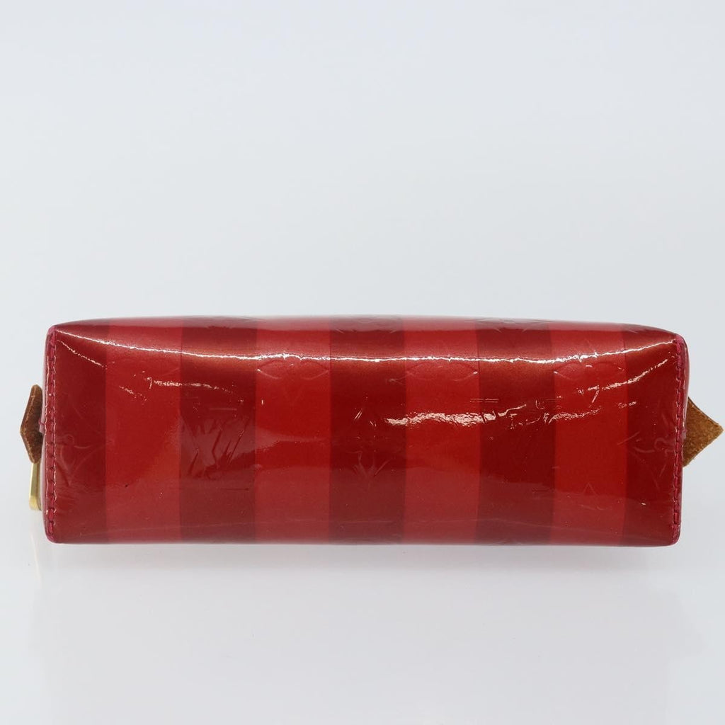 Louis Vuitton Cosmetic Pouch Electric Epi Leather Red Patent_Leather Bag (Pre-Owned)