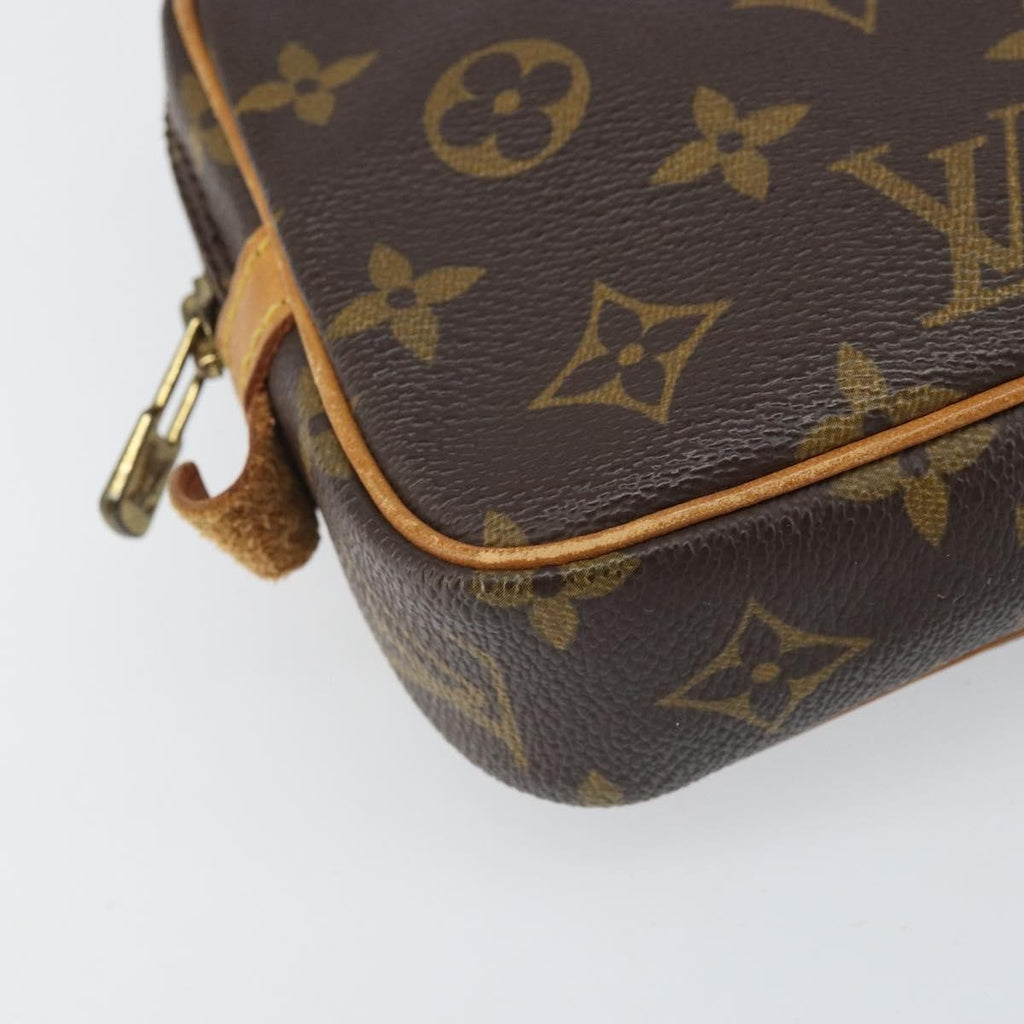 Louis Vuitton Pochette Marly Bandouliere Bag Monogram Canvas Brown Canvas Shoulder Bag Bag (Pre-Owned)
