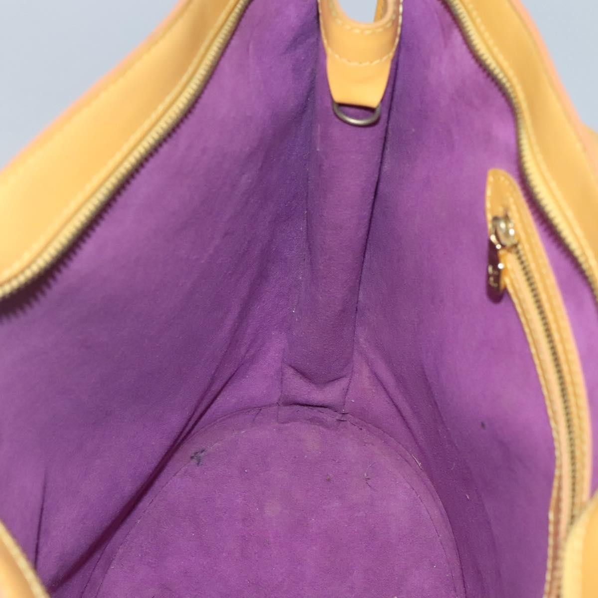 Louis Vuitton Saint Jacques Handbag Epi Leather Yellow Leather Shoulder Bag Bag (Pre-Owned)