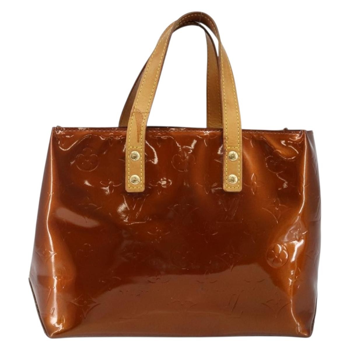 Louis Vuitton Reade Handbag Monogram Vernis Brown Patent_Leather Handbag (Pre-Owned)