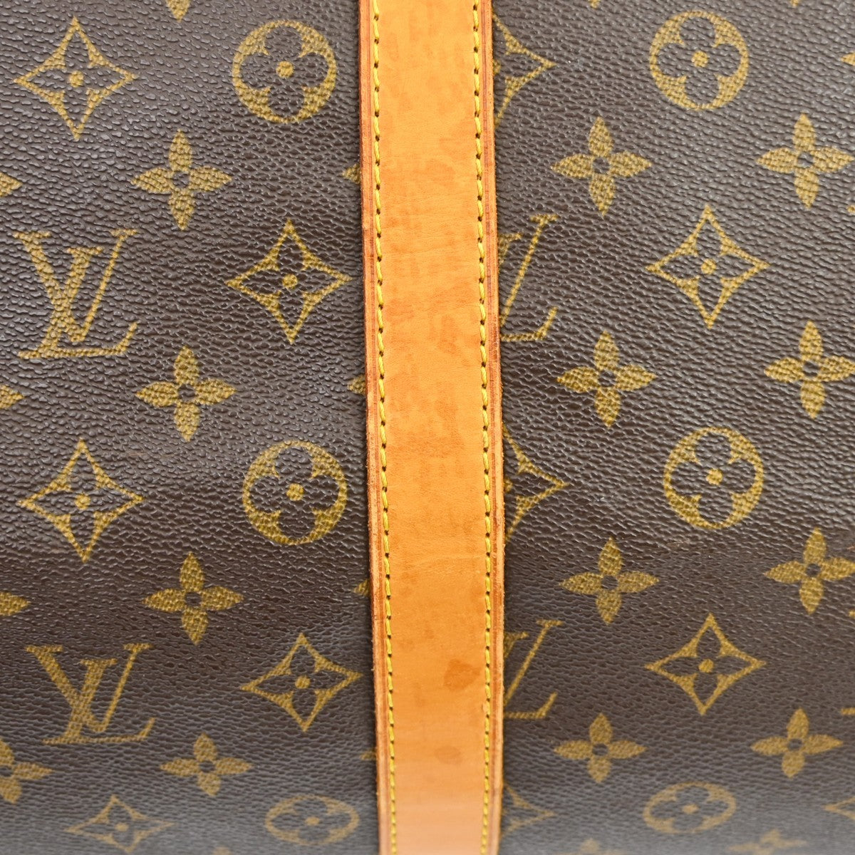 Louis Vuitton Keepall Bag Monogram Canvas Brown Canvas Travel Bag Bag (Pre-Owned)
