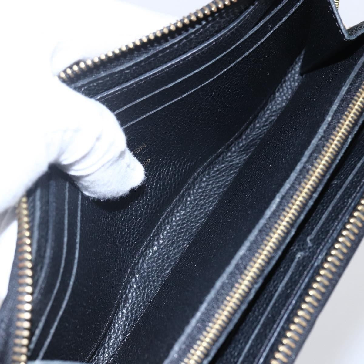 Louis Vuitton Portefeuille Zippy Monogramme Empreinte Monogramme Empreinte Black Leather Wallets Accessory (Pre-Owned)