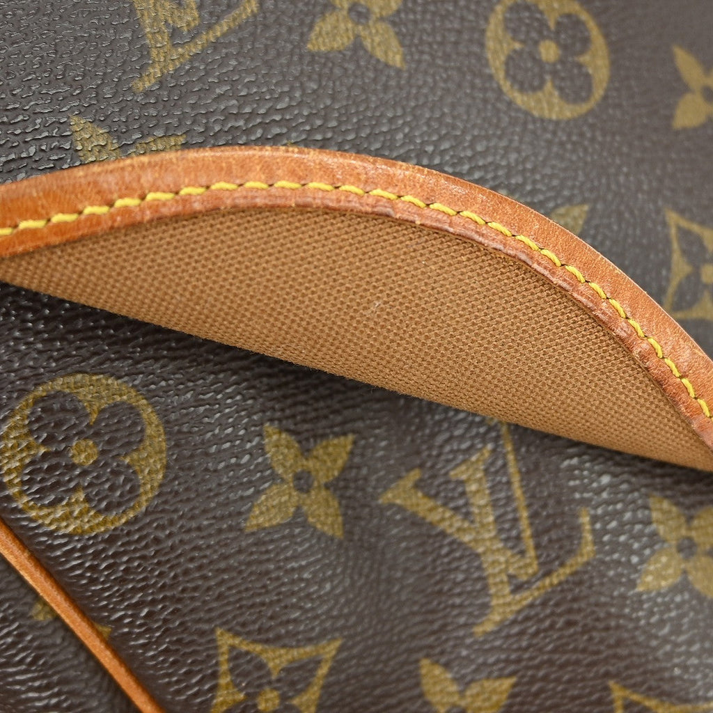Louis Vuitton Saumur Handbag Monogram Canvas Brown Canvas Shoulder Bag Bag (Pre-Owned)
