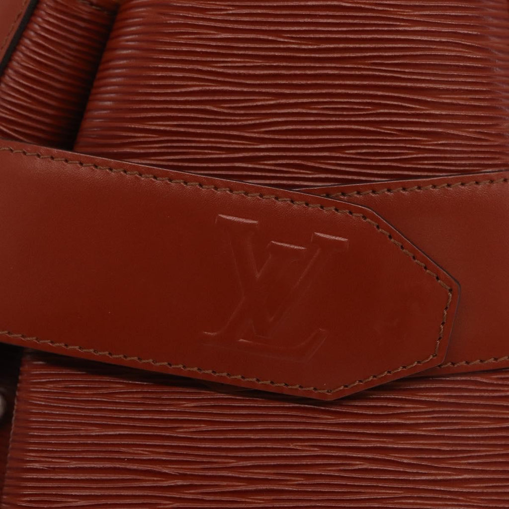 Louis Vuitton Vintage Sac D'epaule Handbag Epi Leather Brown Leather Shoulder Bag Bag (Pre-Owned)