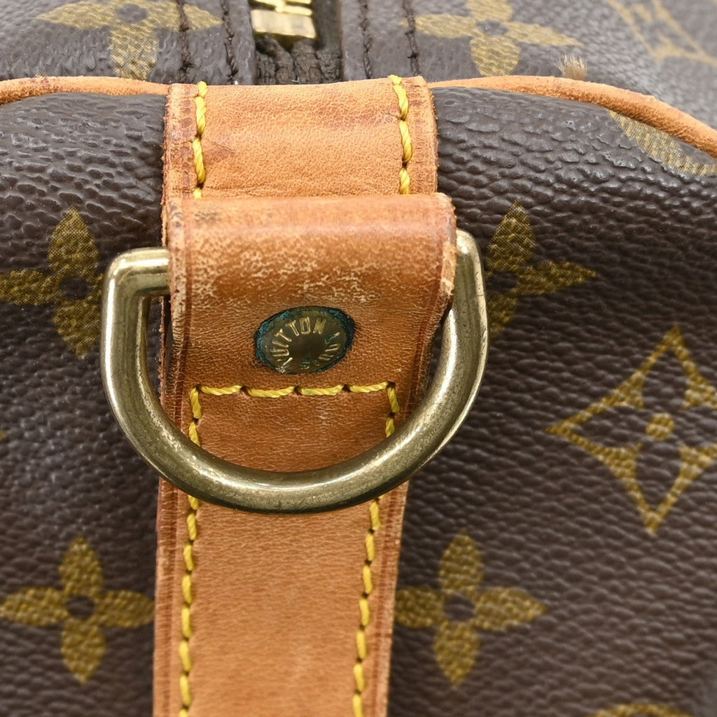 Louis Vuitton Keepall Bandouliere Bag Monogram Canvas Brown Canvas Travel Bag Bag (Pre-Owned)