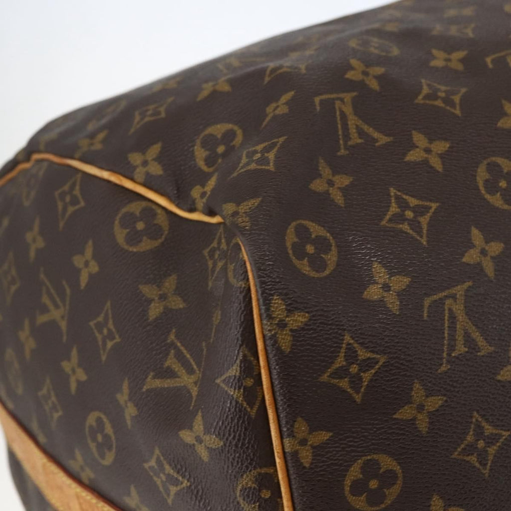 Louis Vuitton Keepall Bag Monogram Canvas Brown Canvas Travel Bag Bag (Pre-Owned)