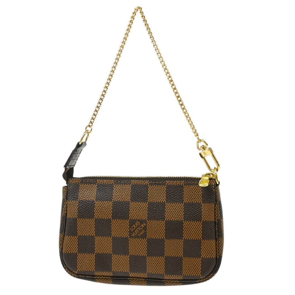Louis Vuitton Pochette Accessoires Limited Edition Damier Brown Canvas Clutche & Pouche Bag (Pre-Owned)