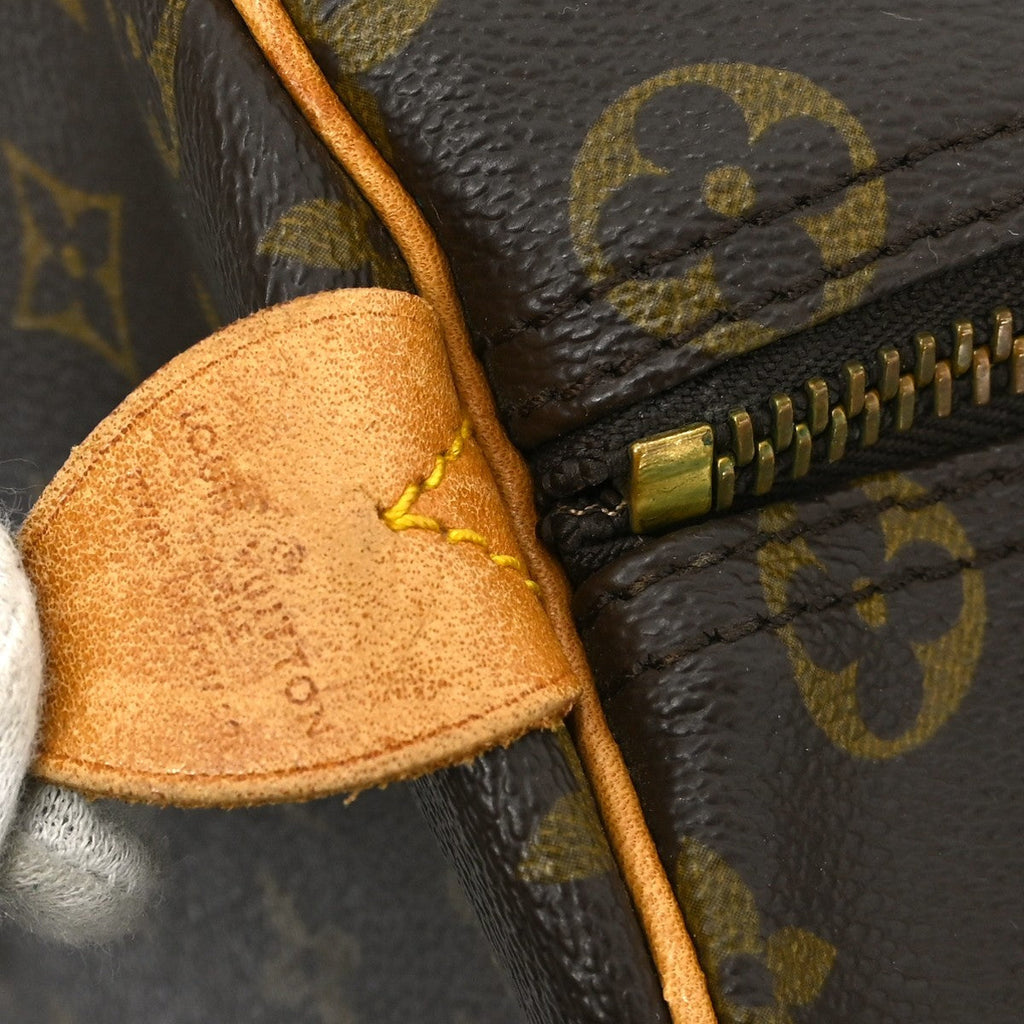 Louis Vuitton Keepall Bag Monogram Canvas Brown Canvas Travel Bag Bag (Pre-Owned)