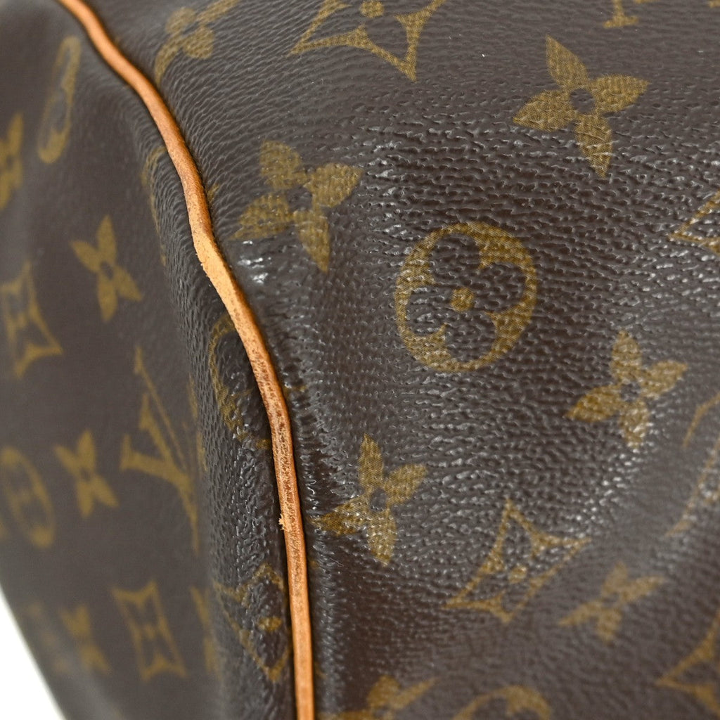 Louis Vuitton Keepall Bag Monogram Canvas Brown Canvas Travel Bag Bag (Pre-Owned)