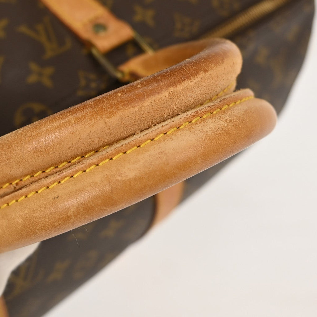 Louis Vuitton Keepall Bag Monogram Canvas Brown Canvas Travel Bag Bag (Pre-Owned)