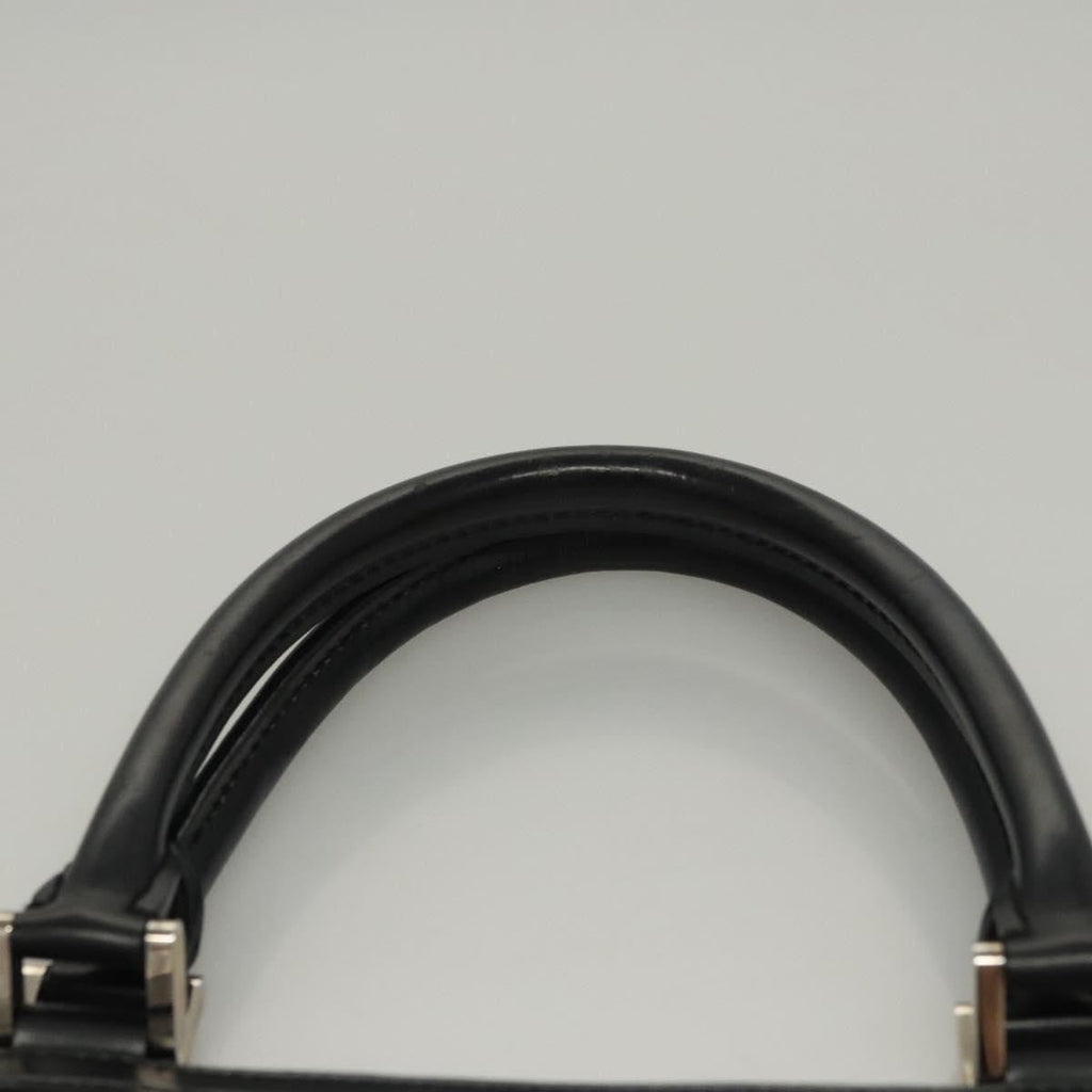 Louis Vuitton Epi Stretch Silver Fizz Handbag Epi Stretch Black Leather Handbag (Pre-Owned)