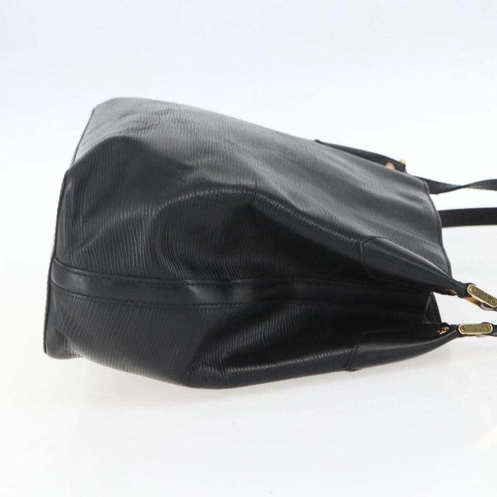 Louis Vuitton Mandara Handbag Epi Leather Black Leather Tote Bag Bag (Pre-Owned)