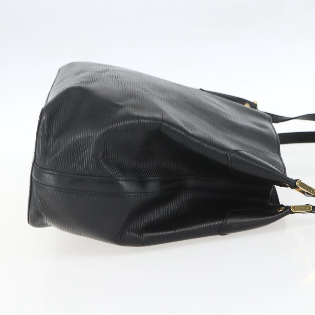 Louis Vuitton Mandara Handbag Epi Leather Black Leather Tote Bag Bag (Pre-Owned)