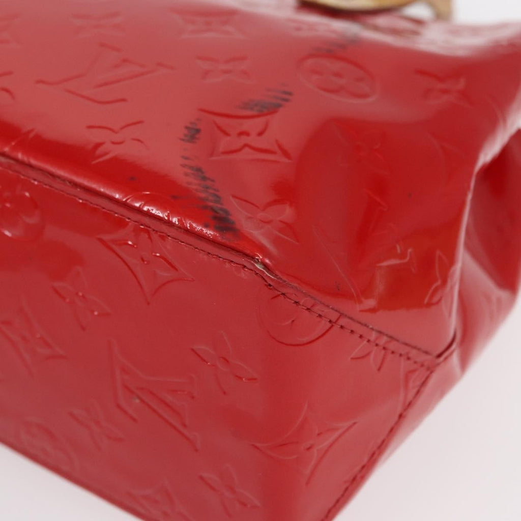 Louis Vuitton Reade Handbag Monogram Vernis Red Patent_Leather Handbag (Pre-Owned)