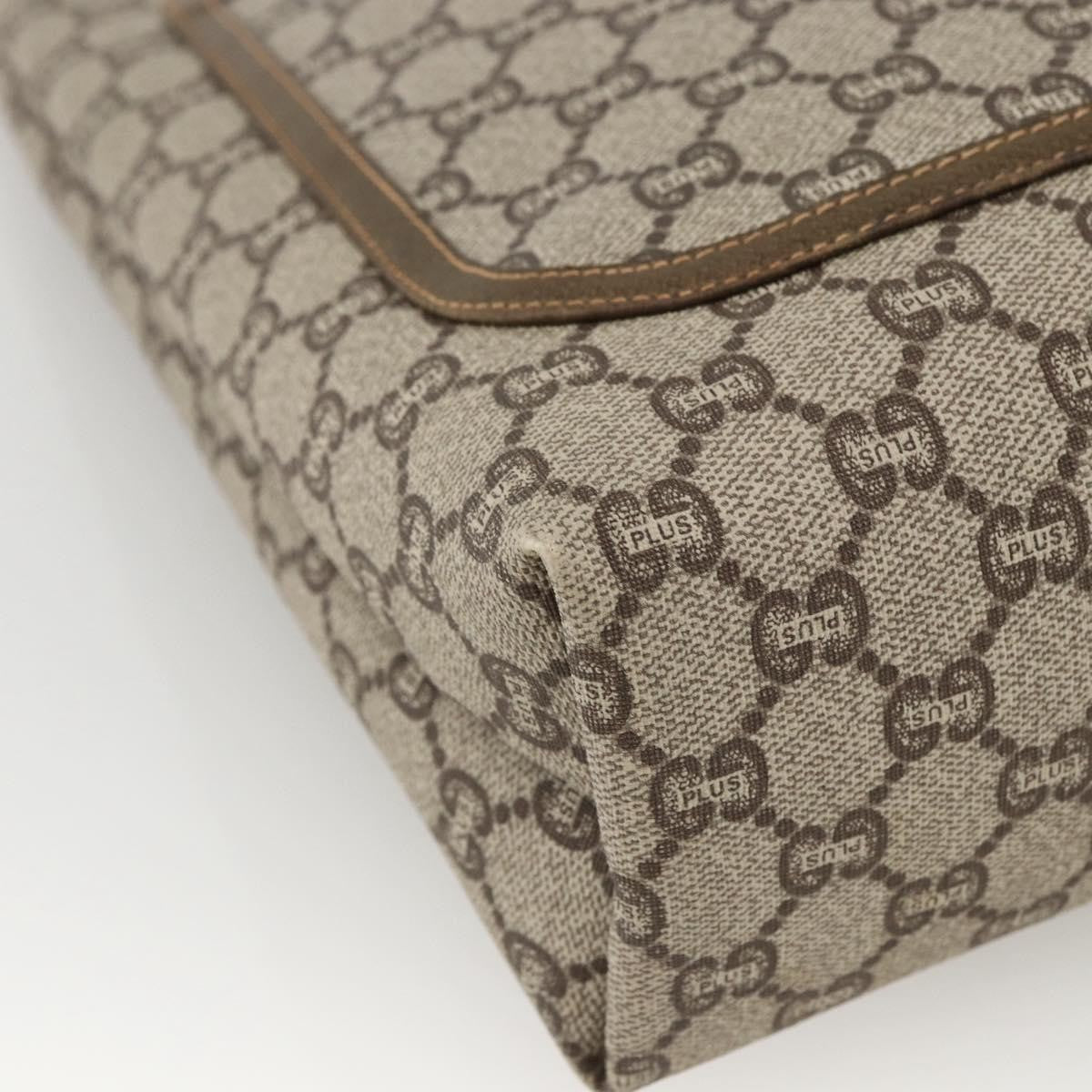 Gucci Ophidia Front Pocket Shopper Tote Gg Coated Canvas Beige Canvas Tote Bag Bag (Pre-Owned)