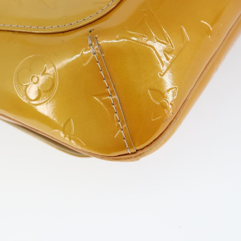 Louis Vuitton Thompson Street Handbag Monogram Vernis Beige Patent_Leather Shoulder Bag Bag (Pre-Owned)