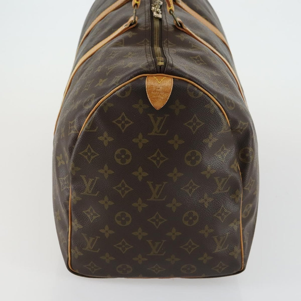 Louis Vuitton Keepall Bag Monogram Canvas Brown Canvas Travel Bag Bag (Pre-Owned)
